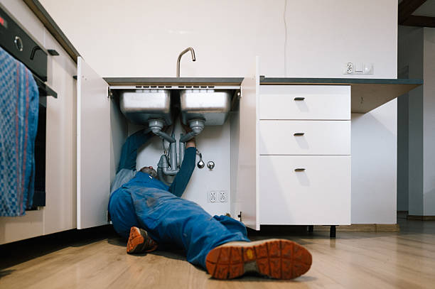 Professional Drain Cleaning technician working in East Worcester, NY